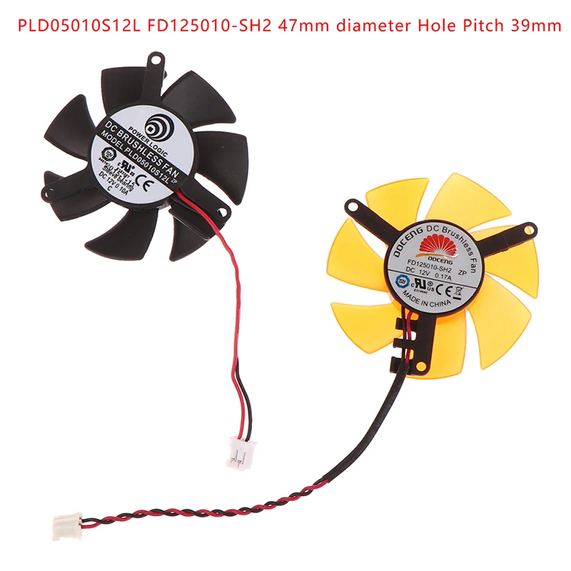 PLD05010S12L FD125010-SH2 47mm   ġ 39mm DC12V ˷̴ ׷ ī 濭 ð  1Pc
