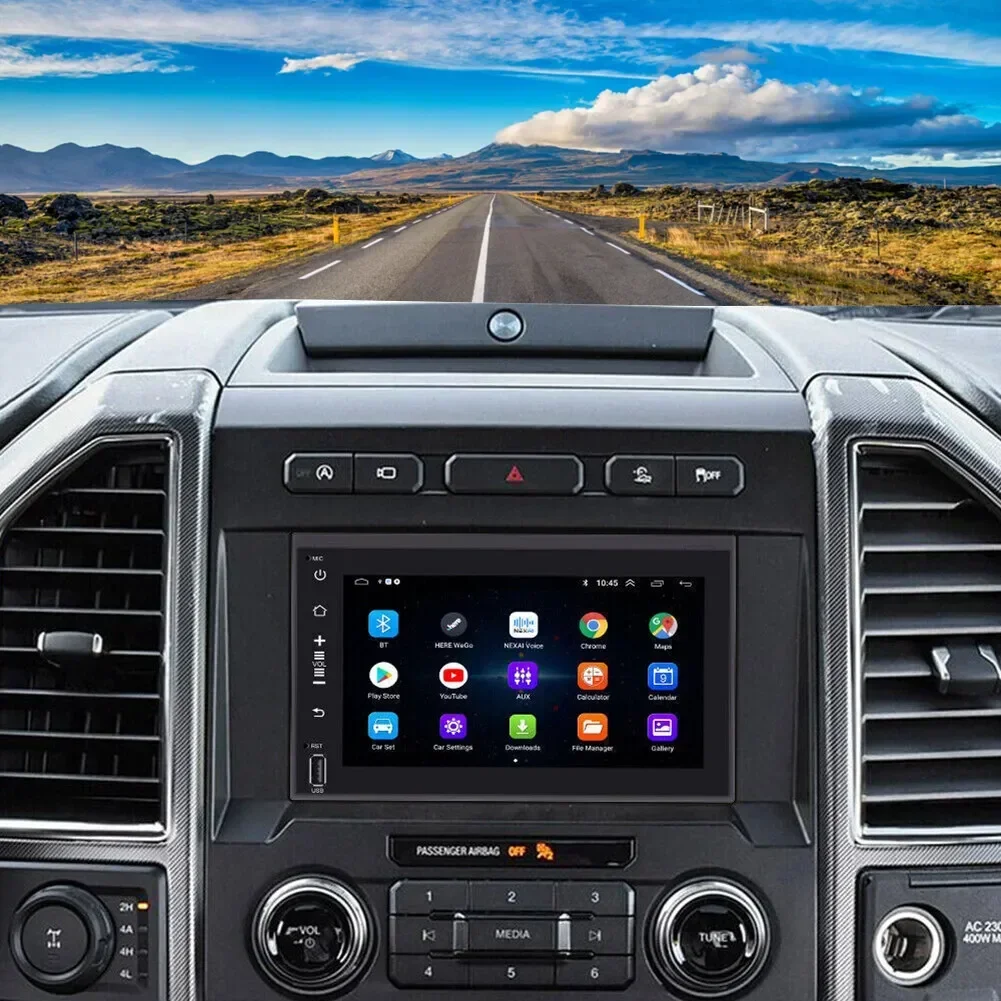 7 Inch Android 13.0 2+32GB For Ford F250 2004-2014 Car GPS Navigation Multimedia Player Radio Tape Recoder Head Unit DSP Carplay