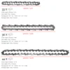 8INCH/6INCH Mini Steel Chainsaw Chains Electric  Saw Accessory Replacement 4