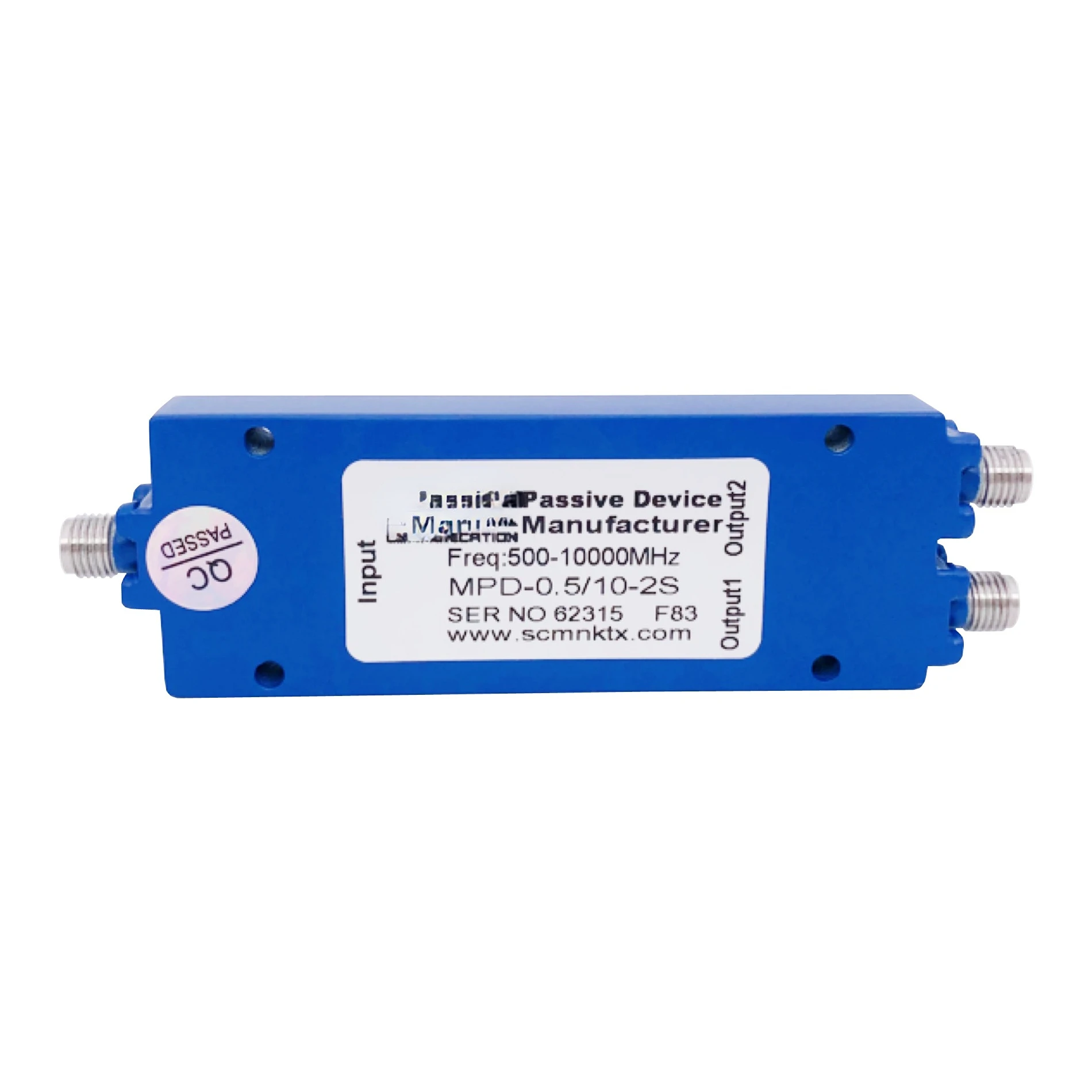 Combinatore Splitter 500-10Ghz Per Divisore Di Potenza Sata Wile1 A 2 Vie Da 10000-0.5 Mhz