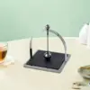 Dining Paper Towel Holder Tissue Base Tabletop Tissue Holder Square Napkin Stand for Countertop Kitchen Picnics Party Restaurant 5