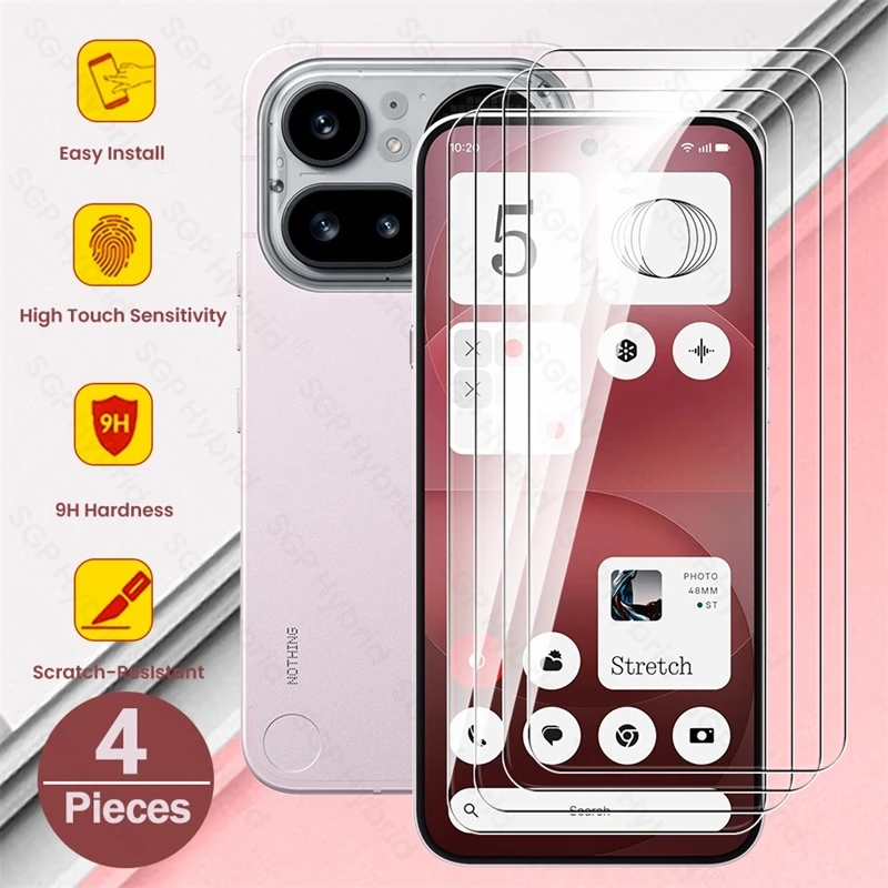 Premium 4-Piece 9H Tempered Glass Screen Protector Set