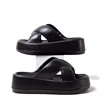 Pallene Women Sandals Soft Sole Cloud Slides Home Slippers Thick Bottom EVA Shoes Female Beach Flip Flops Non-Slip Cross Sandals 6