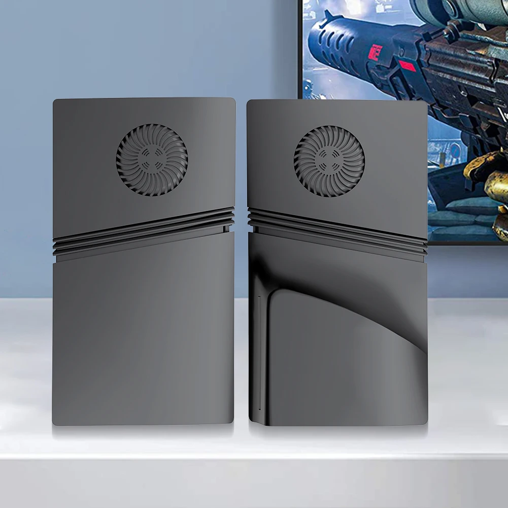 Face Plate Console Cover ABS Hard Case Anti-Scratch Side Plate Shell Shockproof Hard Shell Skin for PS5 Pro Disc/Digital Edition