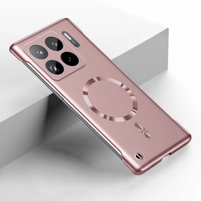 Luxury Metal Painting Slim Frameless Magnetic Hard PC Case