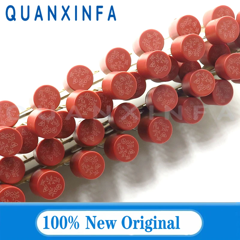 Glass Fuse Kit 20PCS 382 cylindrical fuse 500MA T0.5A T1A T1.6A T2A T3.15A T4A T5A T6.3A T8A T10A 250V Slow fuse failure