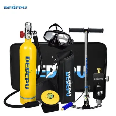 scuba diving equipment tank oxygen cylinder diving mini oxygen tank full mask full mask and mini