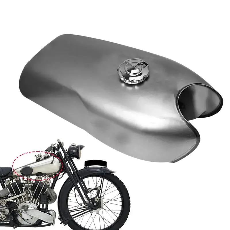 

Motorcycle Oil Tank Motorized Bicycle Petrol Tank Bike Oil Gas Tank Injection Vintage 9L Retro Universal Fuel Tank For Motorbike