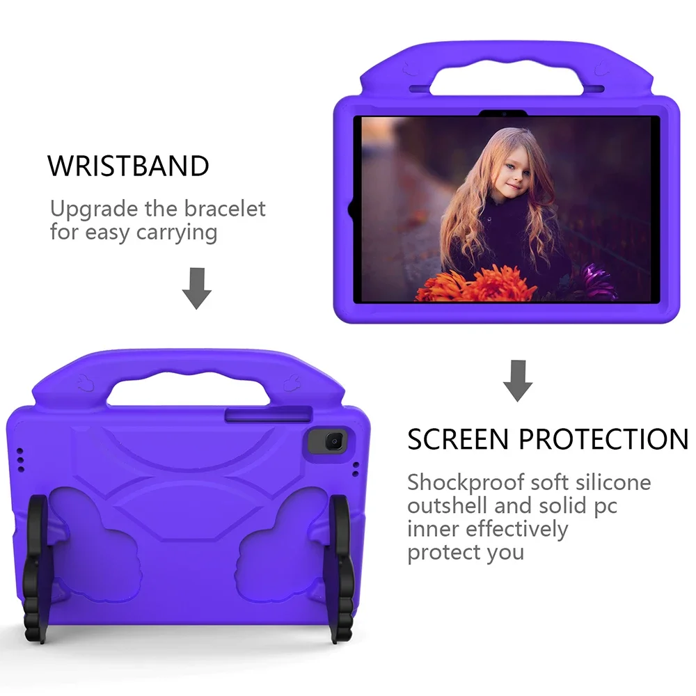 

Samsung Galaxy Tab A8 2022 SM-X200/X205 10.5 Case EVA Stand Tablet Kids Cover for Samsung Tab A7 SM-T500/T505 10.4 Funda