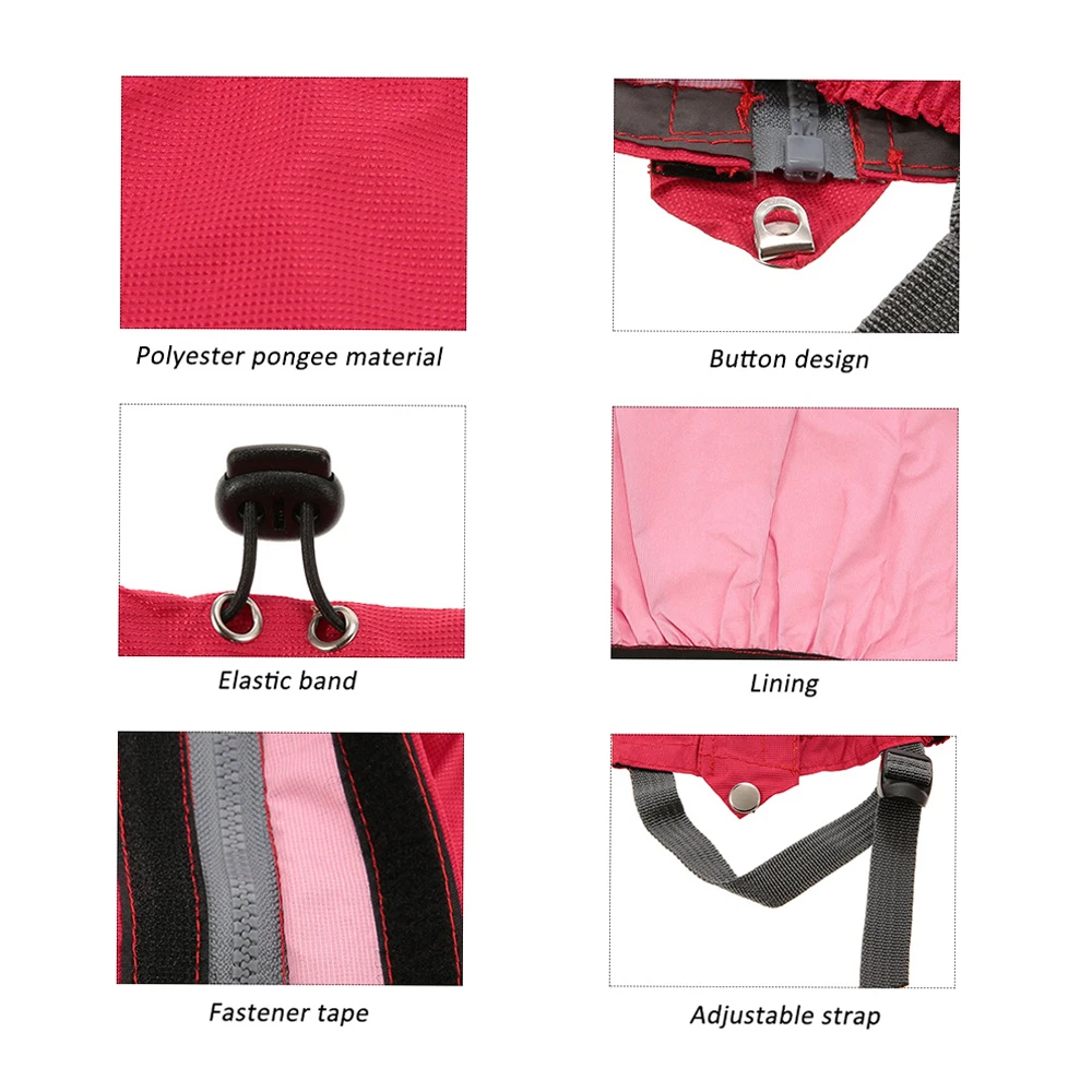 Lixada 1 Paar Gamaschen Outdoor Unisex Reiß verschluss Verschleiß und wasserdichte Stoff Gamaschen Leggings Abdeckung für Radfahren Snowboarden – Detail 26