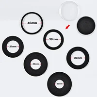 168 Pieces 46mm Coin Capsules with Foam Gasket and Plastic Storage Organizer Box, 6 Sizes (20/25/27/30/38/46mm)Coin Collection 2