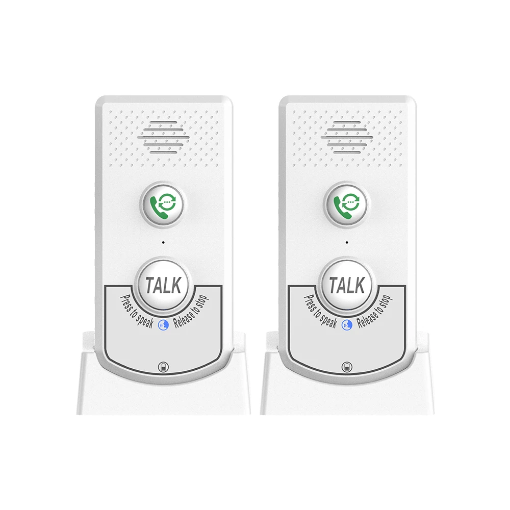 Walkie Talkie 2pcs Intercoms Wireless for Home Voice Bidirectional Caller