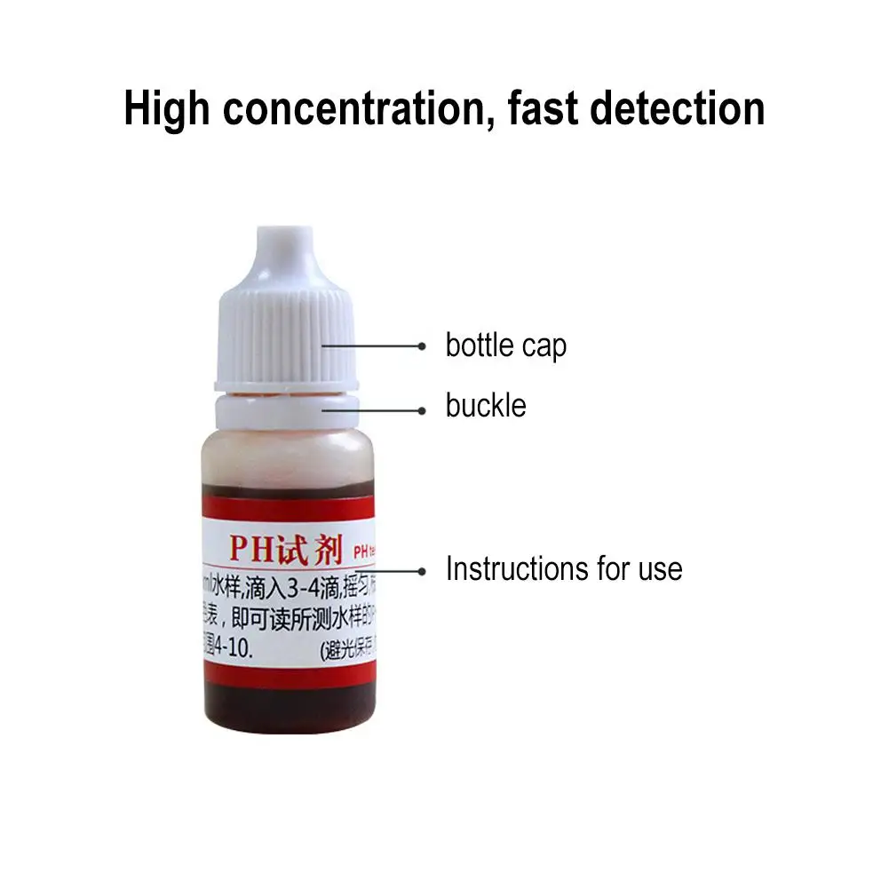 Water tester water tester strips litmus paper test strips 10ml PH water test solution