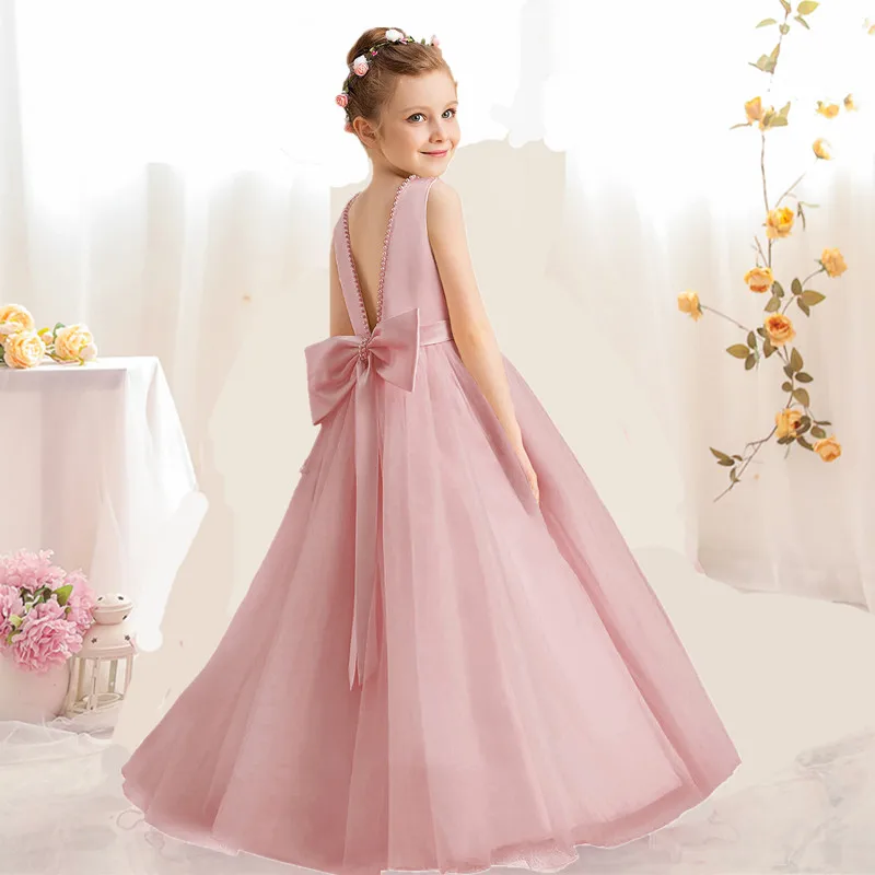 Vestido Infantil Vestidos NiÃ±as Dama De Honor Vestido De Princesa
