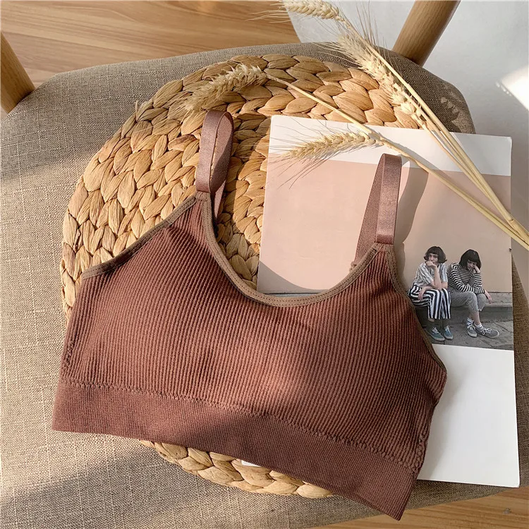 Bra For Girls 12 Years Cotton Brassiere Training Bra Teenagers Lingerie Gym Breathable Tops Underwear 7-16T