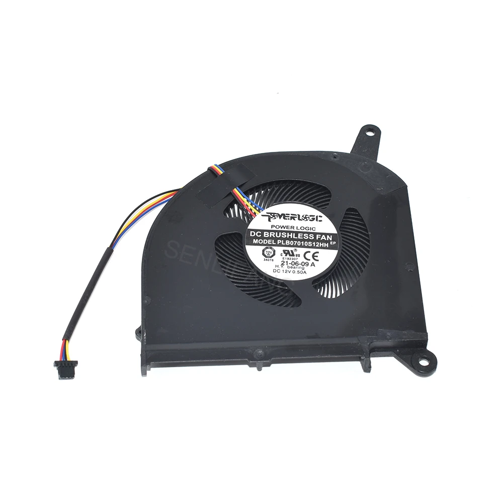 Ventilador de Refrigeração do Portátil Gpu do Processador Central 4pin Plb07010s12hh Dc12v 0.50a 4pin Aero15 15g 15p 17p 17g xc xb Rx7g Rx5g Rp77 Rp75w Novo - Imagem 2