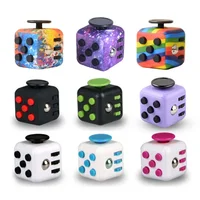 Solid Color Fidget Decompression Dice for Release Stress Autism Anxiety Relieve Adult Kids Stress Relief Anti-Stress Fingertip 2