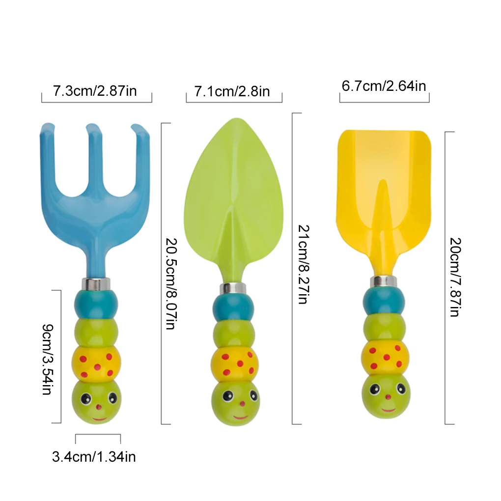 ABS Garden Tool Set For Kids Realistic And Easy To Assemble Realistic Tools Kids Gardening Tool Set of 6