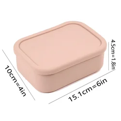 Eco - Friendly Silicone Bento Lunch Containers with Lids - Reusable, Microwave & Dishwasher Safe, BPA - Free - 1 (YH - 1010 - Pink)
