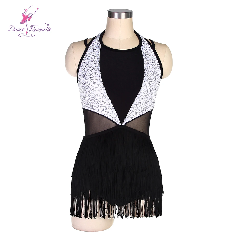 

Dance Favourite Dance Costumes16042 Jazz Sequin Ballet Dress Jazz and Tap Dance Costumes Tassel Skirts