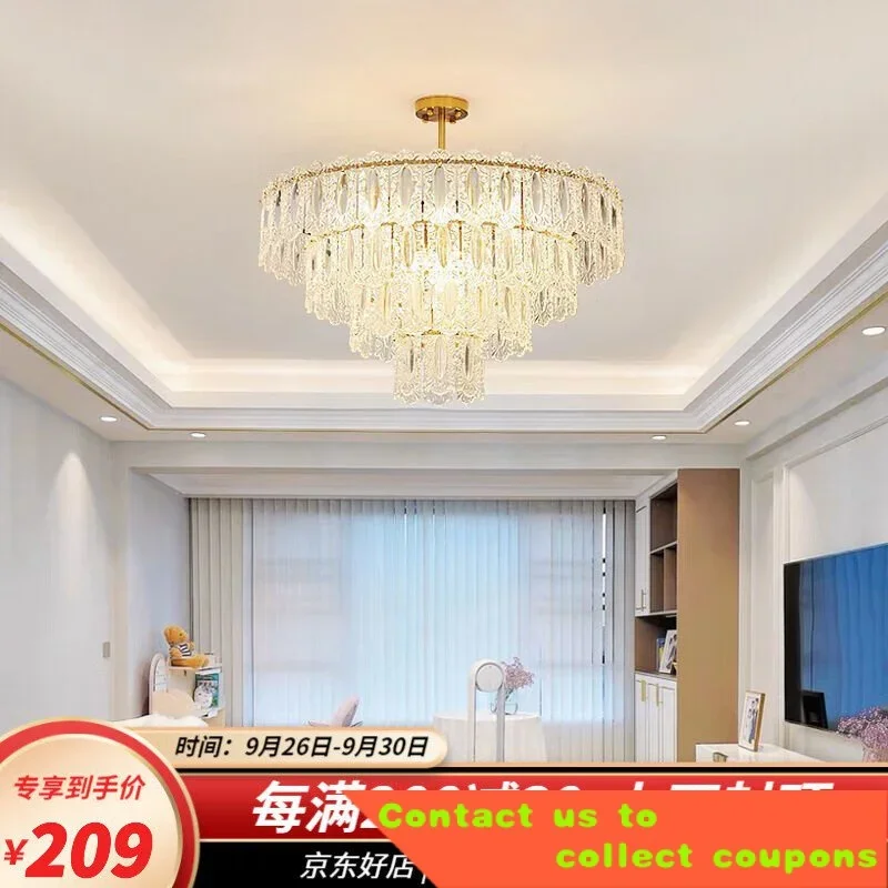 

Deer House Light Luxury French Living Room Chandelier Personality Creative Majestic Retro Restaurant Bedroom Light Post