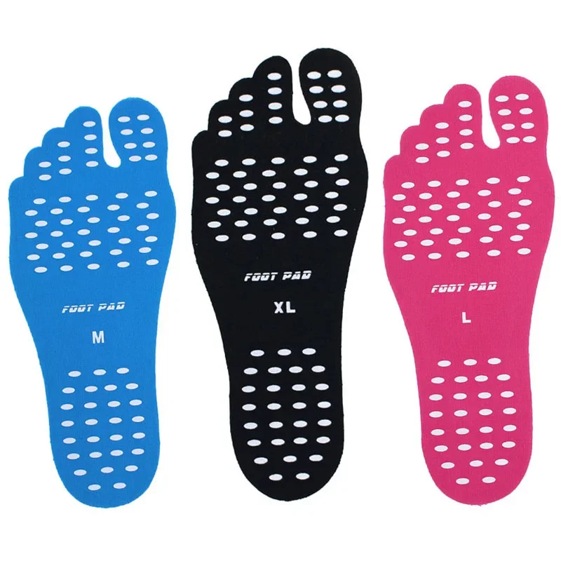 

Swim Pool Adhesive Foot Pads Beach Mats Anti Slip Invisible Insulation Protection Barefoot Stick Insoles Footpads Sticker Shoes