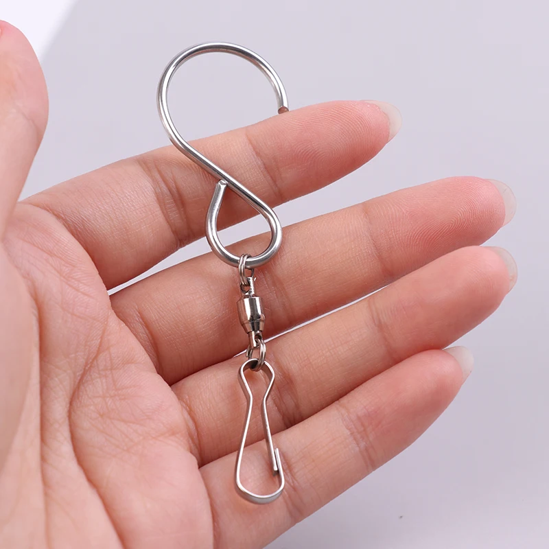 

1pcs S Swivel Hook Clips For Hanging Wind Spinners Wind Chimes Flower Basket Display