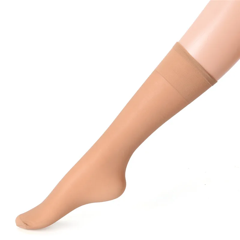 Basal Silk Knee High Sock Elastic Ultra-thin Transparent Nylon Half Stocking toddler knee protection leg warmer children leg warmers children knee high socks children items knee protector