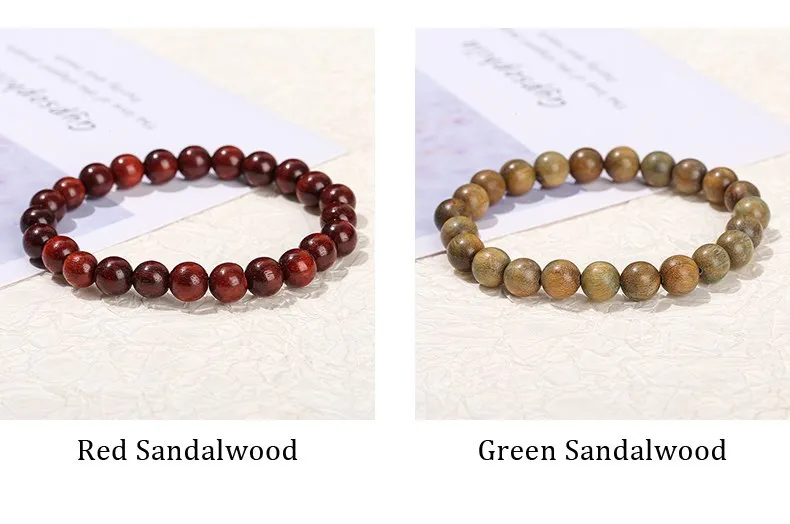Jd natürliche Holz perlen Armband schwarz Sandelholz Buddha Armband für Frauen Männer Wenge Holz Gebet Vintage Armreifen Yoga Schmuck – Detail 15