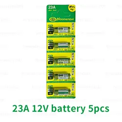 Pack of 5 - 30 Alkaline 12V A23 Batteries for Remote Controls and Toys