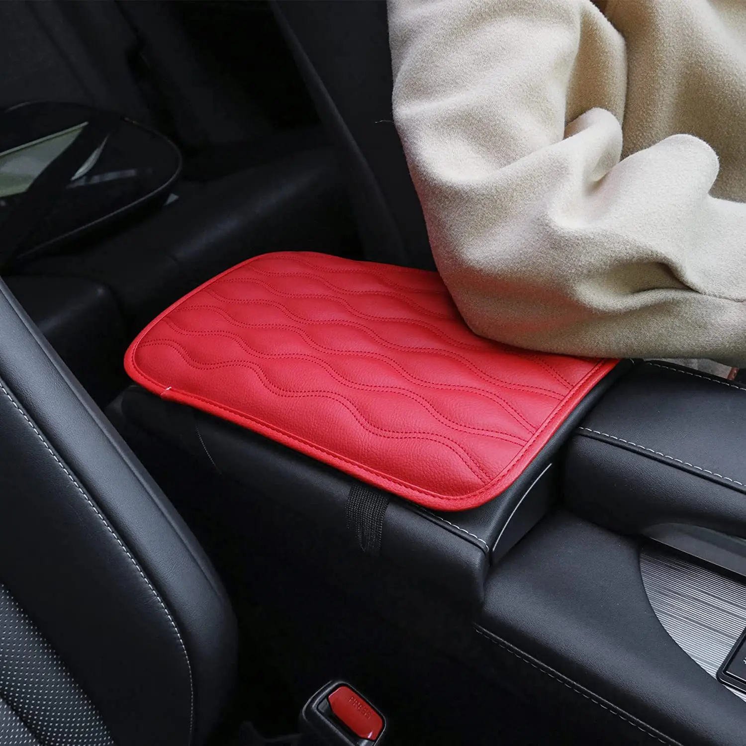 

Car Armrest Box Cover Pad Universal Waterproof Car Armrest Seat Box Cover Car Interior Accessories For Most Vehicle