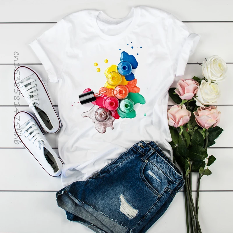 

Женская футболка с коротким рукавом, с 3D-принтом