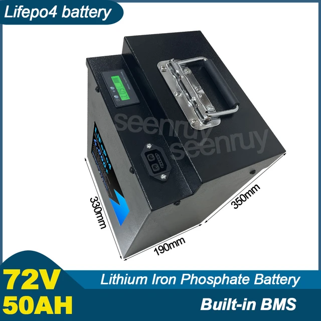 Chargeur 12V 80A adapté aux batteries lithium fer phosphate (LiFePO4)