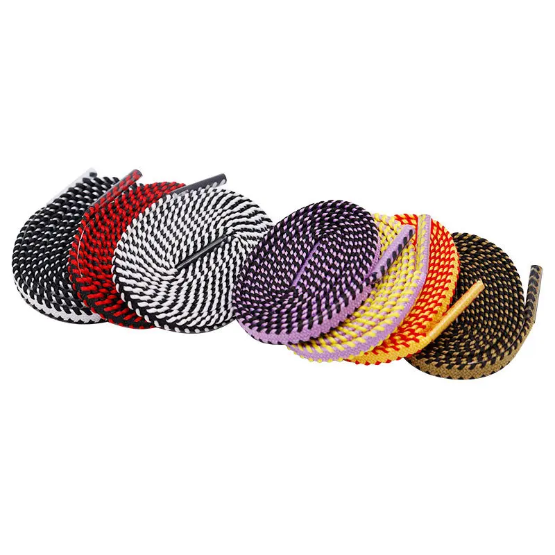 Double color Flat Shoelaces 6mm wide Sneakers Casual Shoe laces tennis Rope Shoelace Shoes Accessories 100/120/140/160CM 1Pair, shoe laces,shoe accessories