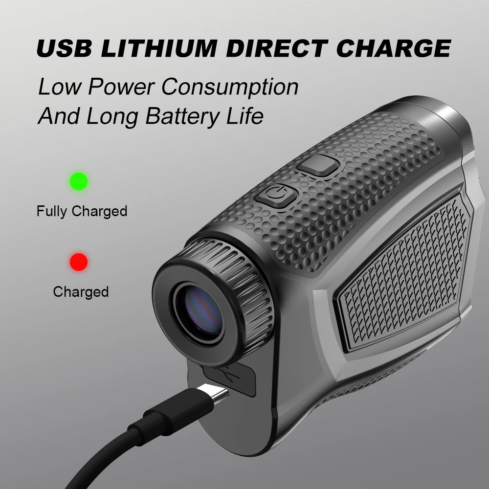 650/1090Yards Laser Range Finder for Golf & Hunting, 6X Magnification Monocular,