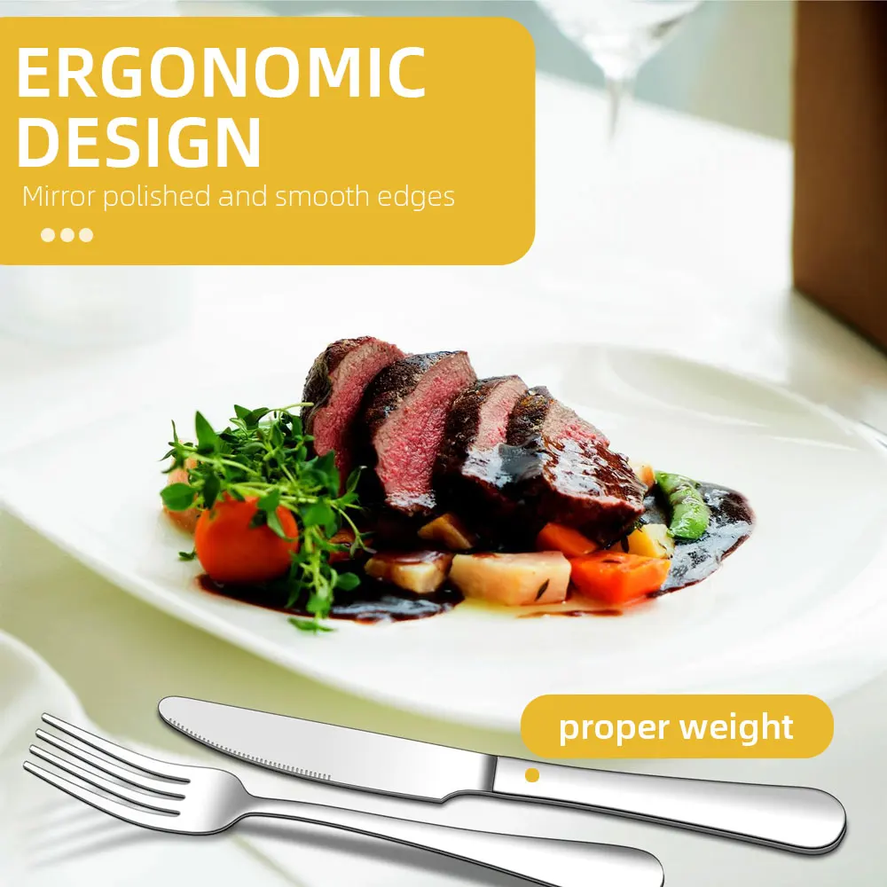 Description Picture 5 of item16PCS/20PCS Stainless Steel Flatware Set Coffee Spoon Stirring Teaspoons Set Cake Dessert Spoon Teaspoon Silverware Set