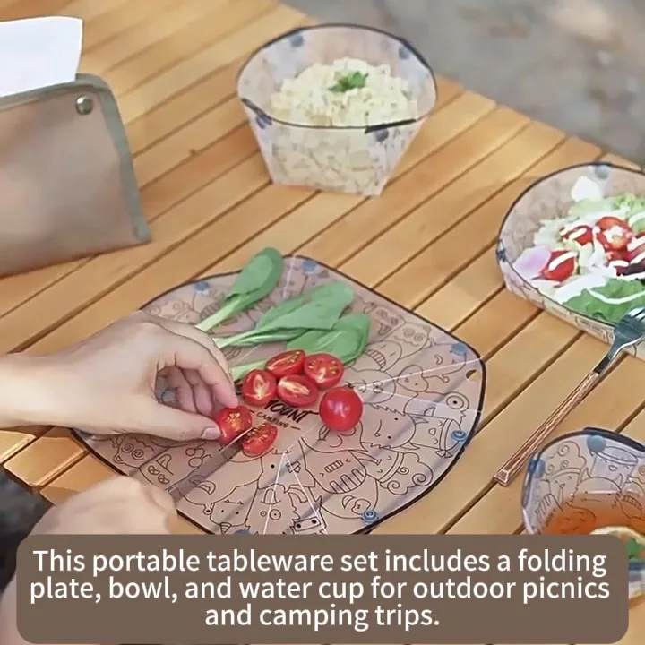 Collapsible Coffee Cup Littryee Foldable Camping Bowls - Set Of 4 ...