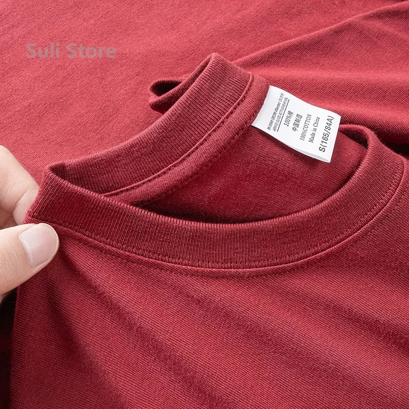 ตัวเลือกสินค้า เสื้อยืดผ้าฝ้าย 600 กรัม ใส่สบาย ฤดูร้อน