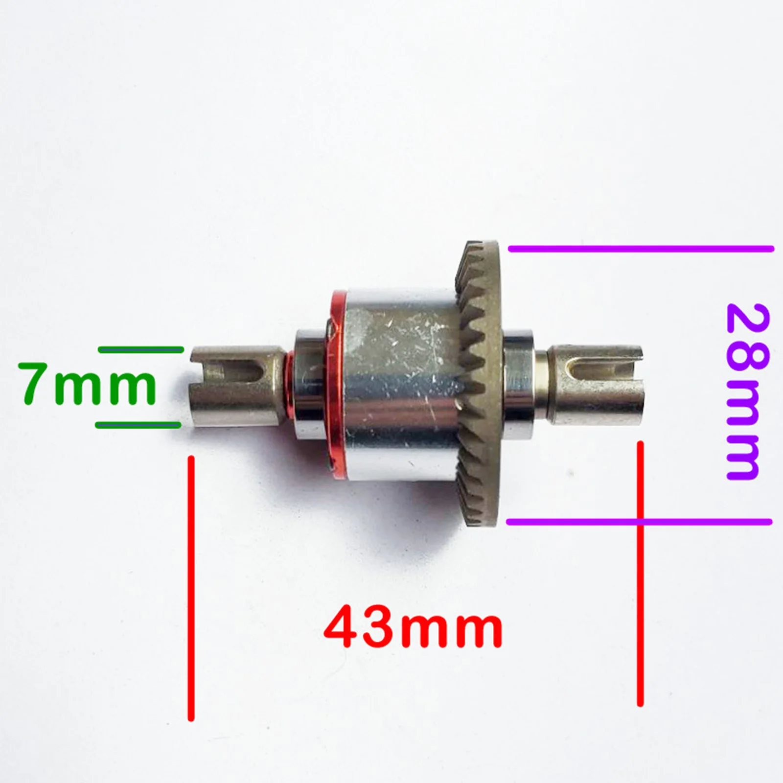 Différentiel central métal pour WLtoys 144001 124018 voiture RC