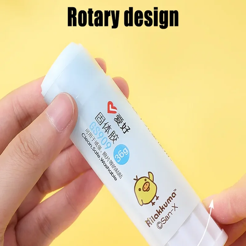 AIHAO Rilakkuma 강력한 접착제 스틱, 학교 사무용품, GS909, 36G