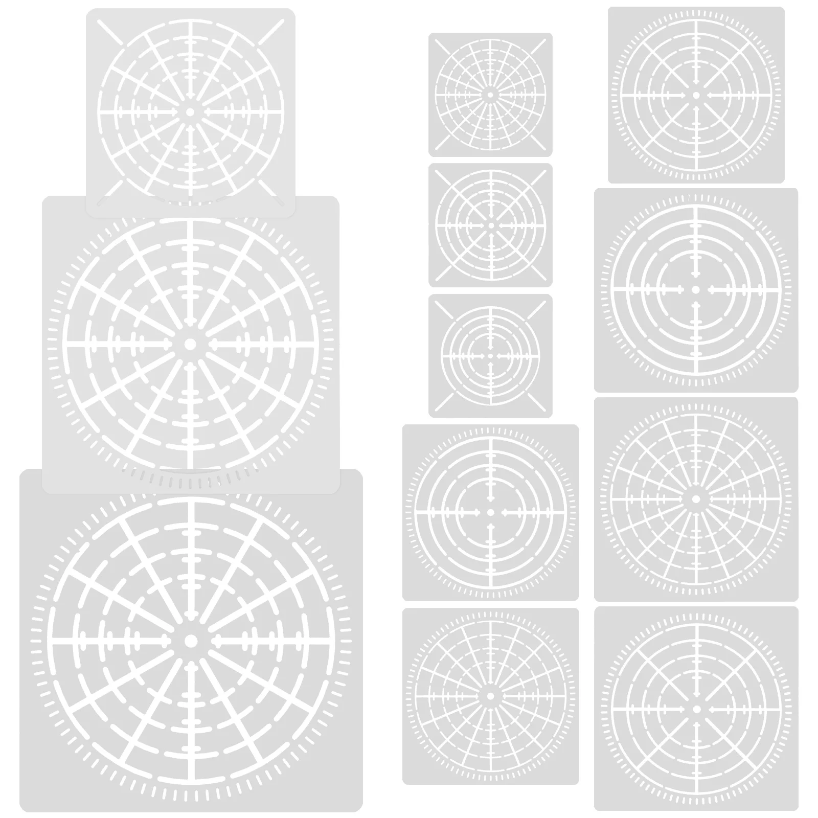 Delicate Stencils Convenient Dot Stencils Diy Templates Diy Supply