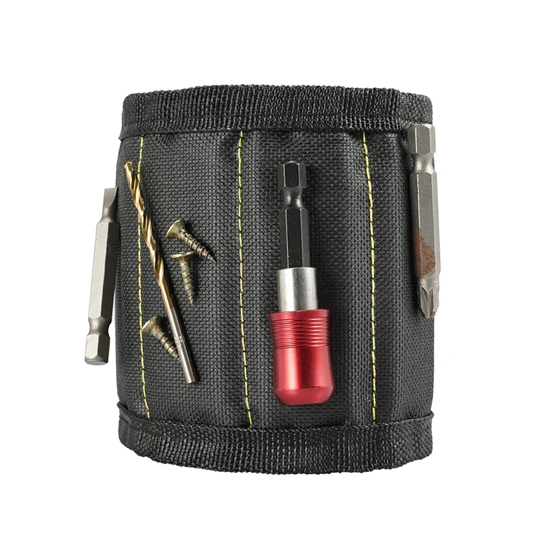 bike tool bag New Strong Magnetic Wristband Portable Tool Bag For Holding Screw Nail Nut Bolt Drill Bit Repair Kit Organizer Storage tool chest trolley