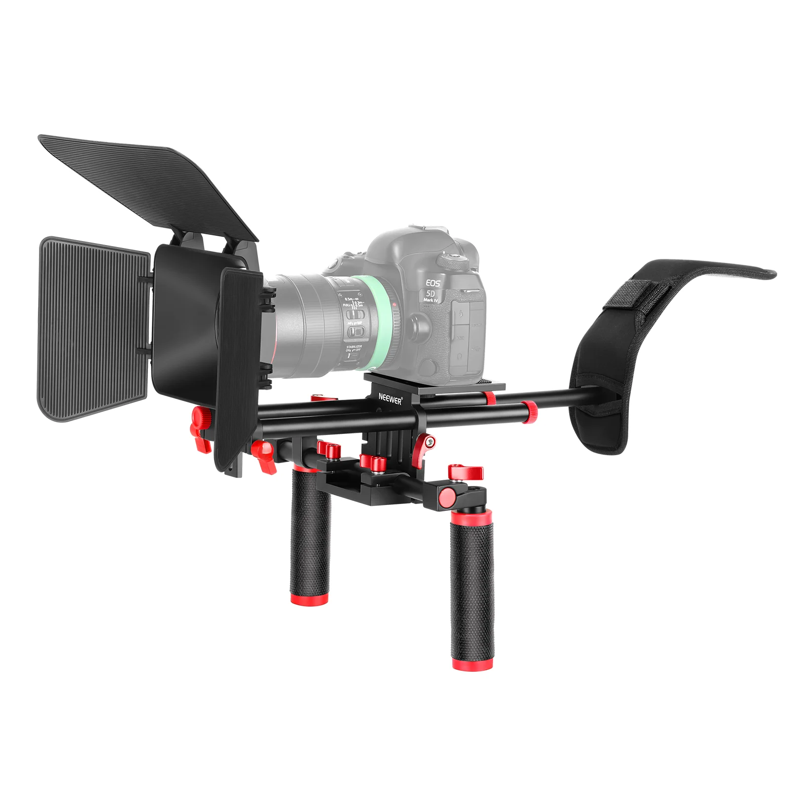 Neewer Equipo de hombro para cámara DSLR, sistema para hacer películas de vídeo, Kit para videocámara con montaje en el para Canon/Nikon/Sony|camera movie|for canonrig movie kit - AliExpress