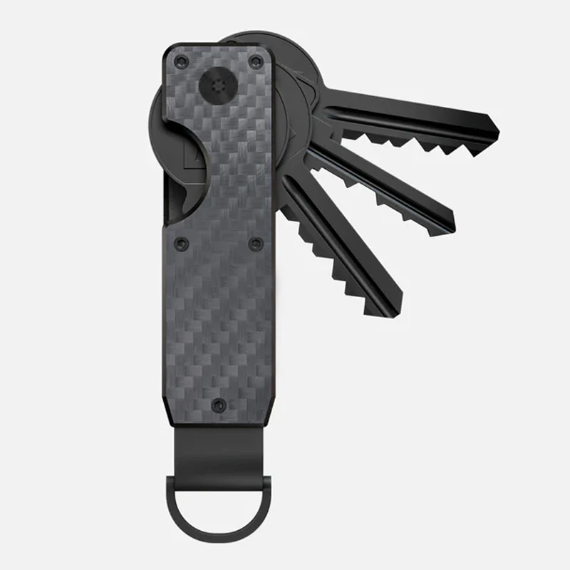 Key Organizer - Compact Metal Key Bag Minimalist Innovative Key Fob Smart Key Fob Holds 2-6 Keys