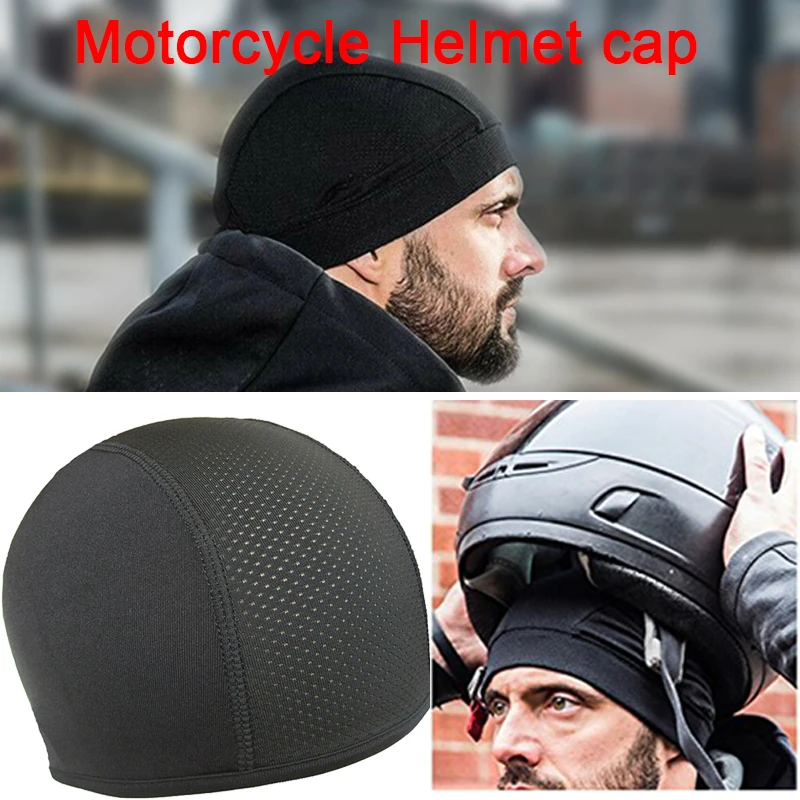 Ciclismo motocicleta cráneo casco Liner outdoor sombreros sudor banda para 