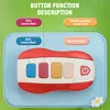 Baby Toys Musical Car Key Vocal Smart Remote Car Voices Pretend Play Educational Toys For Kids Sound Singing Toys Xmas Gifts 3