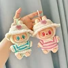 Mini Doll'S Clothes Outfit Accessories For Korea Labubu V1 V2 Idol sitting party pink and white striped sweater cup Clothing 5