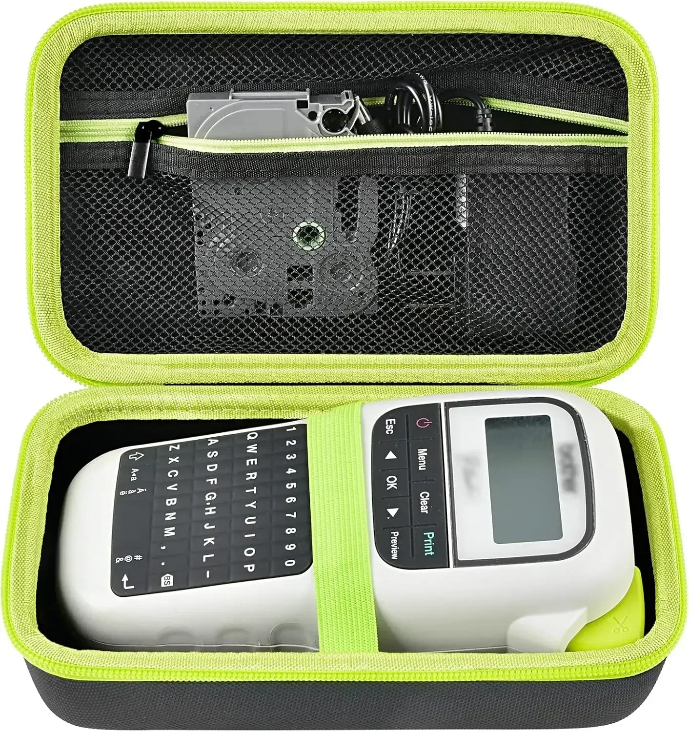 Label Maker Bag Case Compatible Brother P-Touch PTH110 PRTH110 Pro PT-H111 PTE110 Portable Storage Holder