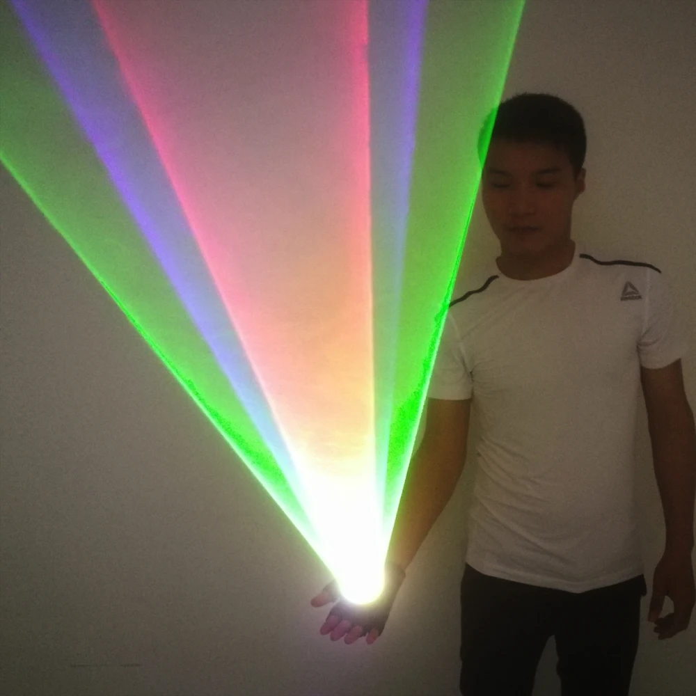 Рисунок 4 - Разноцветные лазерные вихревые