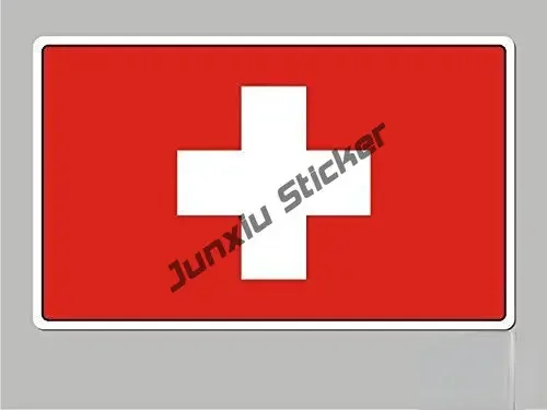 Suisse Écusson Schweiz, 100mm Vinyl Sticker, Autocollant - Foto 7